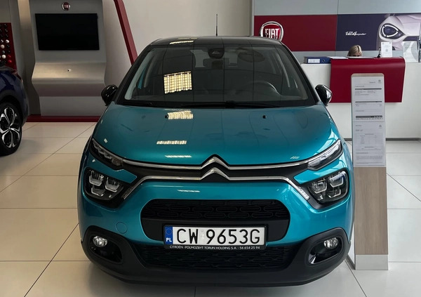 Citroen C3 cena 68900 przebieg: 1064, rok produkcji 2023 z Tuchola małe 46